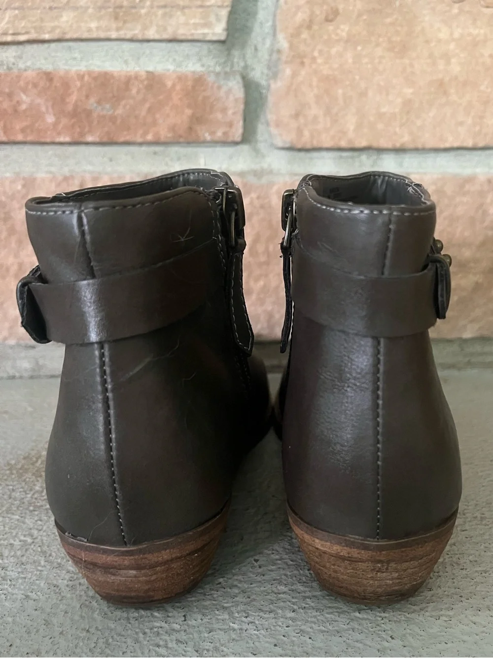 Harper Canyon Girls’ Ankle Boot | Color: Brown | Size: Girls 2